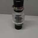 2" Check Valve-Silent Sump Pump Check Valve with Spring-Loaded Flapper, Check Valve for Backflow Prevention, Includes Steel Clamps Fit 7-1/4" Gap in 2-Inch Schedule 40 PVC