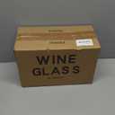 C CREST Wine Glasses Set of 8, 12oz, Lead-free, Clear, Durable Glassware