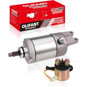 Starter for Honda Foreman Rubicon 500 TRX500FA 2001-2014 TRX500FGA TRX500FPA Rincon GPS 31200-HN2-A01 31200-HN2-003 Olifant