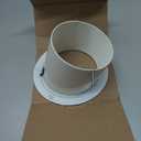 Juno Lighting Group 614W-WH 6-Inch LED Standard Slope Downlight Baffle, 90 Watts, White Trim