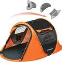 EchoSmile Pop Up Camping Tent, 2 Person Easy Setup Tent, Water Resistant Dome, Portable with Carry Bag