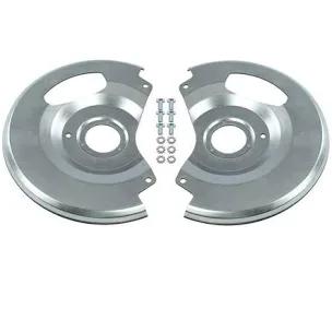 CROSSDESIGN New Disc Brake Dust Shields Backing Plates Compatible with Chevy C10 /C1500 Trucks and Suburbans 1971-1987/ Fit GMC C15 / C1500 Trucks and Suburbans 1971-1987