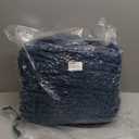 Negwoo Chunky Knit Throw Blanket, 50''*60'' Knitted Throw Chenille Yarn for Bed Couch, Handmade Peacock Blue Crochet Big Thick Blanket, Machine Washable Cute Comfy Blanket for Home Decor