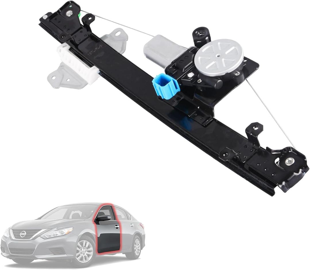 Front Left Driver Side Power Window Regulator with Motor Assembly Compatible for 2013-2018 Nissan Altima, Replacement 748-064