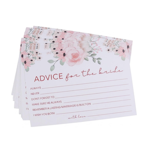 Kexinglu 70Pcs Advice for the Bridal Cards for Bridal Shower Games, Wedding Wishes Card, Favors for Guest