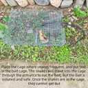 DSQSMR Snake Trap Cage Humane Snake Catcher All Kinds of Snakes -Reusable