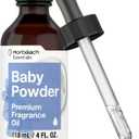 Horbach Baby Powder Fragrance Oil | 4 fl oz (118ml) | Premium Grade | for Diffusers, Candle and Soap Making, Aroma Spray, DIY Projects & More
