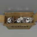 Cutiset 3 Pack Assorted Glass 15 Ounce Lotion Soap Dispenser Bottle with Pump for Bathroom, Kitchen