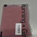 RUNNING GIRL Long Sleeve Workout Tops for Women Soft Crew Neck Basic Tight Cropped Top Casual Seamless Shirt (Red, L)