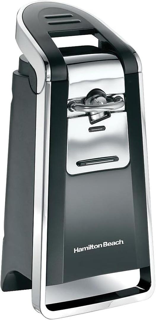 Hamilton Beach 76606Z Smooth Touch Can Opener, Black and Chrome