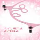 Lounsweer 4 Pcs 120mm Pink Bow Guard Fan Grill Metal PC Fan Grill Cover with Screws Cute Computer Accessories Coquettish PC Case Decor for Office Game Room Valentines Gift for Girls Women