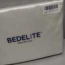 BEDELITE Satin Sheets Queen Size Bed Set, Luxury Soft Ivory White Silky Sheets for Hair and Skin, Similar to Silk Bed Sheets Set 4 Pieces 1 Deep Pocket Fitted Sheet, 1 Flat Sheet, and 2 Pillowcases