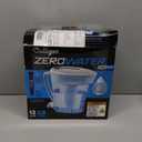 ZeroWater 12-Cup Ready-Pour 5-Stage Water Filter Pitcher 0 TDS for Improved Tap Water Taste - IAPMO Certified to Reduce Lead, Chromium, and PFOA/PFOS