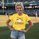 Women Baseball Tank Tops Game Day Sleeveless Tops Baseball Heart Graphic Tee Vest Casual Softball Mom Tee Tops (Yellow, L)