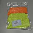 Women's Neon Scrunch Crew Socks 80s 90s Retro 3-Pack Cotton Stacked Boot Calf Cozy Ribbed Slouchy Socks Size 5-10 (1-white/Neon Green/Neon Orange)