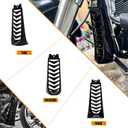 Motorcycle Front Chin Fairing Spoiler Lower Radiator Cover Fit for Harley Softail Street Bob Fat Bob Breakout FXBB FXFB FXBR FXBRS 2018-2024 (Gloss Black)