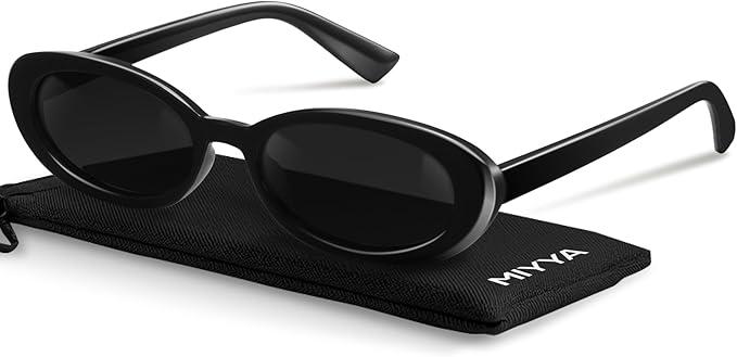 miyya Old Money Polarized Oval Sunglasses – 2025 Edition, UV400 Protection, Feather-Light Fit & Trendy Colors