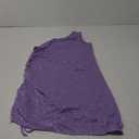 Sheer Swimsuit Coverup for Women- Mesh Sexy One Shoulder Bathing Suit See Through Beach Swimwear Cover Ups Dress (Large, Purple)