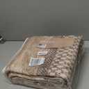 NICETOWN 5x8 Area Rug, Ultra- Thin Brown Oriental Washable Rug for Living Room, 5'x 8' Carpet for Bedroom, Non-Slip Stain Resistant Foldable Large Carpet Pet & Kids Friendly for Dining Room