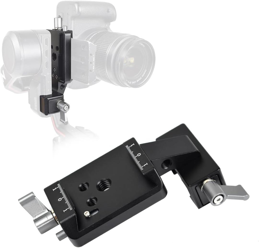 Vertical Camera Mount for DJI RS 2 / RSC 2 / RS 3 / RS 3 Pro,Original Camera Mount Vertical Replacing for Reliable Vertical Shooting for DJI Gimbal Stabilizer Accessories