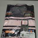 Women Varsity Jacket Detachable Skirt Set 2 Piece Motorcycle Biker Race Car Driver Costume Bomber Streetwear Pink, Size XL