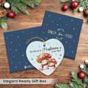 4 x Couples Ornaments for Christmas Tree - Anniversary Xmas Gifts for Him Her, Boyfriend Girlfriend, Xmas Presents for Couple, for Wife Husband, Wedding Gift for Couple 2025