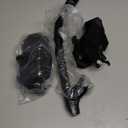 Greatever Dry Snorkel Set,Panoramic Wide View Anti-Fog Scuba Diving Mask,Professional Snorkeling Gear for Adults Kids (Large, Black)