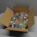 24 PCS LED Flower Crowns Headbands, Light Up Flower Crowns for Women & Girls, Glow in The Dark Flower Hairbands Wreath for Wedding Beach Party Birthday Cosplay Gifts, Halloween, Christmas