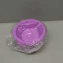 Lallisa 100 Pcs 12oz Purple Disposable Plastic Bowls Halloween Dessert Cups Ice Cream Snack Salad Soup Food Serving Bowls for Halloween Party Favor Picnic