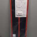 Self Adhesive Door Kick Plate 28 inches Acrylic Peel and Stick On Decorative Plates Pets Scratches Protector for Doors, 1/10 inch Thickness 8"x 28" Black