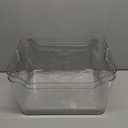 BINO | Plastic Storage Bins, X-Large - 2 Pack, Clear | THE SOHO COLLECTION | Pantry Organizers and Storage Containers Fridge Organizer Bins Kitchen Cabinet Organizer Medicine Cabinet Organizer Bin