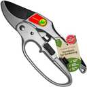 Ratchet Pruning Shears Gardening Tool – Anvil Pruner with Assisted Action – Ratcheting Pruners for with Heavy Duty, Nonstick Steel Blade – Garden Tools by The Gardener's Friend