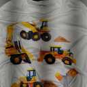 Luggage Suitcase COVER Machinery Excavator Truck and Loader, Cartoon Toy Suitcase COVERS Elastic, M - Fits 22-24 inch luggage (No Suitcase)