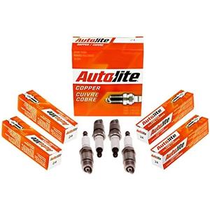 Autolite 24 Copper Resistor Automotive Replacement Spark Plugs (4 Pack)