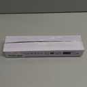 VCELINK TV Cord Hider for Wall Mounted TV, 2.36" Mini White Cable Management Kit Hides TV Wires- Push Type, 4 Pack Wall Cord Pass Throughs and 1 Hole Saw Drill- Ideal for Mounted TVs, Speakers, Desks