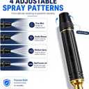 2 x 2026 High-Pressure Washer Nozzle and Connector Set, Direct-Spray Gun, Three Spray Modes, Multi-Function Sprayer, Ideal for Yard and Car Cleaning