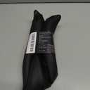 SEG Direct Car Steering Wheel Cover Universal Standard-Size 14 1/2"-15" Leather with Carbon Fiber Pattern Black