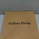 Solino Home Flax Linen Sheer Curtain 108 Inches Long - European 100% Pure Linen Sheer White Window Treatment Panel 52 x 108 Inch - Light Filtering Rod Pocket Curtain for Living Room, Bedroom