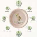 Disposable Plates, Sturdy and Durable Compostable Paper Plates - Heavy Duty, Eco-Friendly, Biodegradable, Unbleached, Sugarcane Bagasse Dinner Plate, 125-Pack 10 Inch