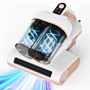 TLTVQ Mattress Vacuum Cleaner, UV Light Bed Vacuum Cleaner, 15Kpa Handheld Vacuum for Bed Mattress, Anti-allergen Mattress Cleaner Machine Deep Cleaner, 30000 RPM Silicone Roller Brush & Dual Dust Cup