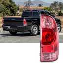RANSOTO Right Passenger Side Tail Light Compatible with 2005-2015 Toyota Tacoma Tail Lamp with Harness and Bulbs Replace 8155004150