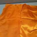 VACVELT 50 Pack Burnt Orange Satin Napkins - 17x17 Inch Square Dinner Napkins for Wedding, Graduation, Restaurant