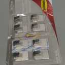 Command Small Stainless Steel Metal Hooks 8 Hooks, 10 Command Strips, Holds up to 0.5 lb, Removable Self Adhesive Hooks, Great for Wall Dcor