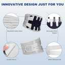 DOKIBI Back Brace for Lower Back Pain Relief,Lumbar Waist Support for women,Lower Back with 3D Lumbar Pad for Work Sports Sciatica, Scoliosis(GreyXL)