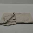 H.VERSAILTEX Linen 100% Blackout Curtains for Bedroom Full Light Blocking Curtains, Textured Window Curtain for Living Room 84 inch Grommet, Energy Efficient Curtains White Liner(2 Panels, Natural)