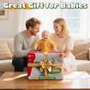 Tummy Time Pillow Mat for Baby, Detachable Caterpillar Play Mat for Newborns,Play Mat with Soft Baby Toys for Babies Boy Girl