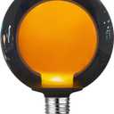 FLSNT G125(G40) Vintage Large Oversized Dimmable LED Edison Bulb, E26 1800K Warm White Extra Big Round Light Bulbs, 4 watt 80LM Decorative Globe Bulbs for Bedroom Living Room Bar and Cafe