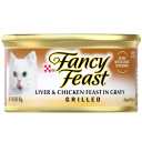 Fancy Feast Grilled Liver & Chicken Feast in Gravy Cat Food 85g, 24 pcs , Best By June 2028