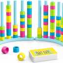 iuuoi Color Matching Challenge Game 2 Pack Fast Pattern Color Sorting & Stacking Toys, Fun Family Board Game for Kids & Adults, 2 Player Birthday Gift for Boys & Girls, Sensory Toys for Autism