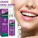 PEGO Oral Spray for Adult,Oral Freshness Spray,Fruit-Flavored,Sugar-Free,Dry Mouth Spray,Dry Mouth Relief,Removes Oral Odor,Fights Bad Breath,Oral Care Spray(Grape Flavor*2Pack)